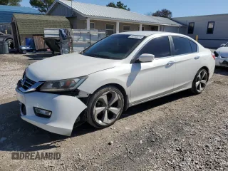 2013 Honda Accord Sport with VIN 1HGCR2F58DA121877, listed as a Copart auction lot 46155875 with 149,664 mi miles and Salvage Title. Bid and sale history available at DreamBid. Image 1.