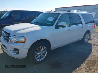 2015 Ford Expedition Max Limited with VIN 1FMJK2ATXFEF06431, listed as a IAAI auction lot 42805495 with 145,905 mi miles and . Bid and sale history available at DreamBid. Image 2.