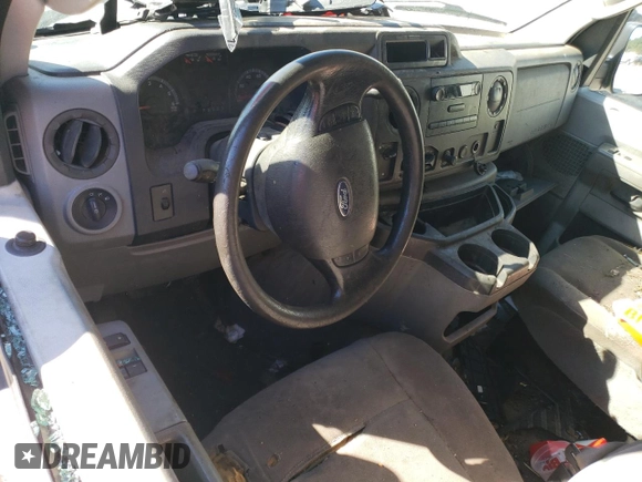2011 Ford Econoline Cargo Commercial with VIN 1FTNE1EW6BDB11464, listed as a Copart auction lot 75392424 with 192,059 mi miles and Salvage Title. Bid and sale history available at DreamBid. Image 8.