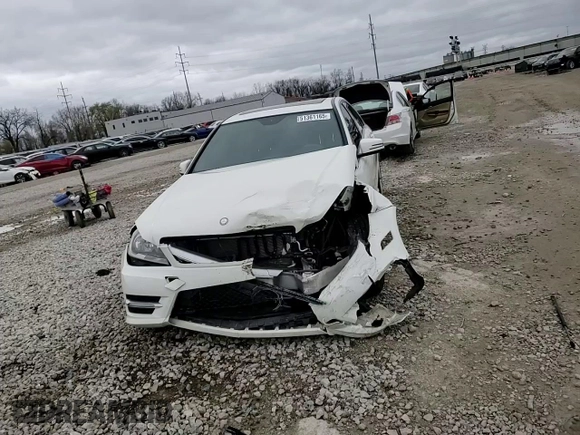 2012 Mercedes-Benz C 300 Sport with VIN WDDGF8BB5CR206561, listed as a Copart auction lot 51361165 with 97,539 mi miles and Salvage Title. Bid and sale history available at DreamBid. Image 11.