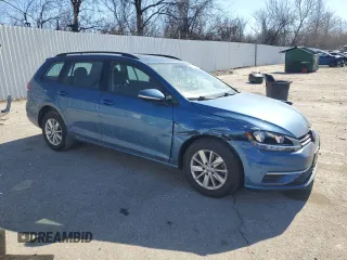 2019 Volkswagen Golf SportWagen S with VIN 3VWY57AU6KM512342, listed as a Copart auction lot 47112595 with 97,965 mi miles and Salvage Title. Bid and sale history available at carsss.com. Image 4.