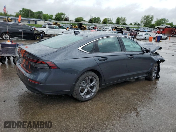 2024 Honda Accord EX with VIN 1HGCY1F31RA059998, listed as a Copart auction lot 55144585 with 10,429 mi miles and Salvage title. Bid and sale history available at DreamBid. Image 3.