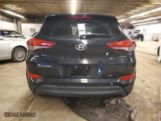 2018 Hyundai Tucson SE with VIN KM8J23A42JU657146, listed as a Copart auction lot 43837755 with 64,436 mi miles and Salvage Title. Bid and sale history available at carsss.com. Image 6.