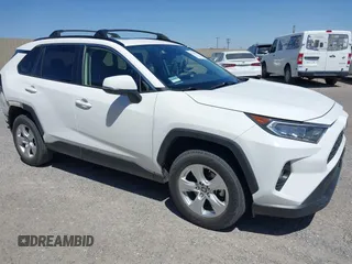 2019 Toyota RAV4 XLE with VIN JTMW1RFV9KD003246, listed as a IAAI auction lot 42115291 with 81,910 mi miles. Bid and sale history available at carsss.com. Image 1.