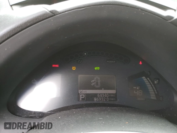 2014 Nissan LEAF SV с VIN 1N4AZ0CP9EC332534, выставлен на аукционе Copart как лот 64845104 с пробегом 64 340 миль миль и Чистый • Clean title. История ставок и продаж доступна на DreamBid. Изображение 9.