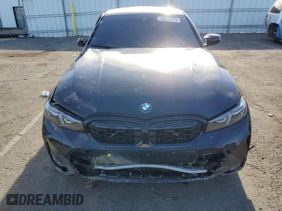 2024 BMW 3 Series M340i xDrive with VIN 3MW49FF0XR8E75530, listed as a Copart auction lot 46373175 with 0 mi miles and Salvage Title. Bid and sale history available at carsss.com. Image 5.