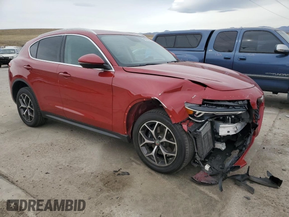 2019 Alfa Romeo Stelvio Ti Sport z VIN ZASPAKBN4K7C54604, wystawiony jako Copart lot #49912975 z przebiegiem 40 301 mil mil oraz Szkoda całkowita • Salvage title. Historia ofert i sprzedaży dostępna na DreamBid. Obrazek 4.