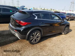 2017 Infiniti QX30 Luxury with VIN SJKCH5CR3HA029928, listed as a Copart auction lot 65221134 with 0 mi miles and Salvage Title. Bid and sale history available at carsss.com. Image 3.