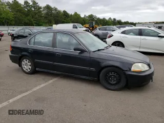 1998 Honda Civic LX with VIN 2HGEJ667XWH522537, listed as a Copart auction lot 49333155 with 261,684 mi miles and Non Repairable. Bid and sale history available at carsss.com. Image 4.