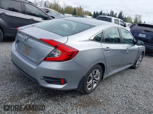 2016 Honda Civic Sedan LX with VIN 19XFC2F50GE206744, listed as a IAAI auction lot 42007430 with 49,391 mi miles. Bid and sale history available at carsss.com. Image 4.