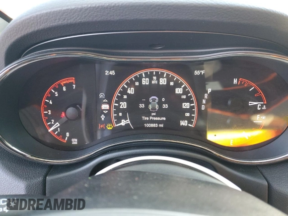 2020 Dodge Durango R/T with VIN 1C4SDJCTXLC329980, listed as a Copart auction lot 87881585 with 100,883 mi miles and Non repairable. Bid and sale history available at DreamBid. Image 9.