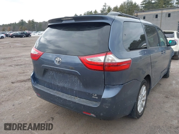 2017 Toyota Sienna LE with VIN 5TDJZ3DC8HS160748, listed as a IAAI auction lot 41327151 with 342,006 mi miles. Bid and sale history available at carsss.com. Image 17.