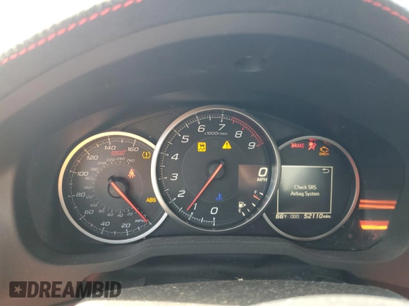 2018 Subaru BRZ tS with VIN JF1ZCAD19J9600557, listed as a Copart auction lot 50797945 with 52,110 mi miles and Salvage title. Bid and sale history available at DreamBid. Image 9.