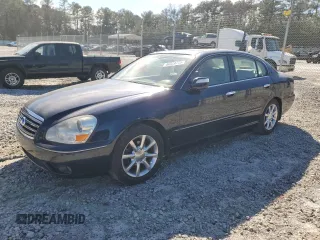 2005 Infiniti Q45 z VIN JNKBF01A95M101860, wystawiony jako Copart lot #46229775 z przebiegiem 152 765 mil mil oraz Tytuł czysty. Historia ofert i sprzedaży dostępna na DreamBid. Obrazek 1.