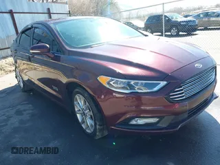 2017 Ford Fusion Energi SE with VIN 3FA6P0PU5HR274892, listed as a IAAI auction lot 41823526 with 188,746 mi miles. Bid and sale history available at carsss.com. Image 1.