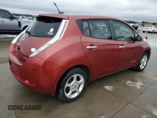 2011 Nissan LEAF SL-e with VIN JN1AZ0CP4BT002048, listed as a Copart auction lot 44965865 with 79,266 mi miles and Clean Title. Bid and sale history available at carsss.com. Image 3.