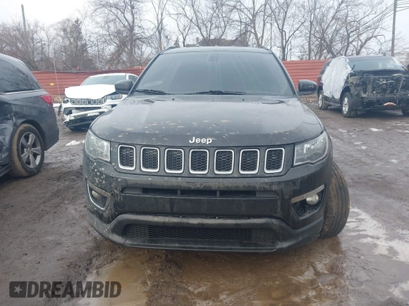 2020 Jeep Compass Limited with VIN 3C4NJDCB1LT146793, listed as a IAAI auction lot 41661239 with 91,148 mi miles and . Bid and sale history available at DreamBid. Image 12.