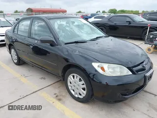 2005 Honda Civic LX z VIN 2HGES16515H598371, wystawiony jako IAAI lot #41875459 z przebiegiem 219 811 mil mil oraz . Historia ofert i sprzedaży dostępna na DreamBid. Obrazek 1.