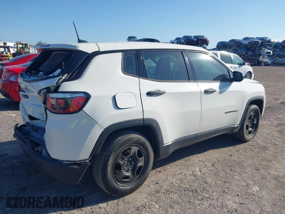 2020 Jeep Compass Sport с VIN 3C4NJCAB9LT134159, выставлен на аукционе IAAI как лот 42590521 с пробегом 57 507 миль миль и . История ставок и продаж доступна на DreamBid. Изображение 4.