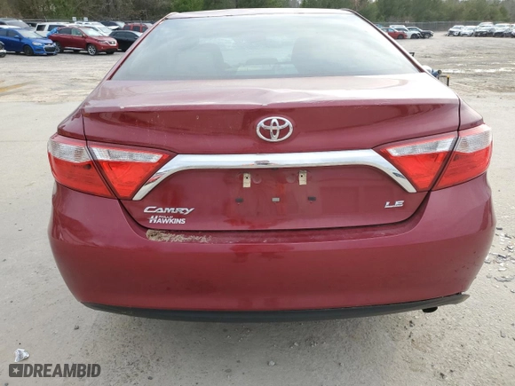2015 Toyota Camry XLE with VIN 4T1BF1FKXFU941409, listed as a Copart auction lot 43430345 with 42,324 mi miles and Salvage Title. Bid and sale history available at carsss.com. Image 6.