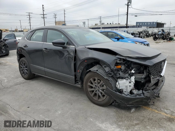 2025 Mazda CX-30 S with VIN 3MVDMBAMXSM778811, listed as a Copart auction lot 54241865 with 8,822 mi miles and Salvage title. Bid and sale history available at DreamBid. Image 4.