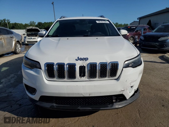 2020 Jeep Cherokee Latitude with VIN 1C4PJLCB9LD525694, listed as a Copart auction lot 58181565 with 37,106 mi miles and Salvage title. Bid and sale history available at DreamBid. Image 5.