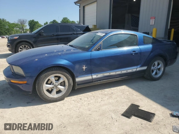 2008 Ford Mustang Deluxe with VIN 1ZVHT80N985150477, listed as a Copart auction lot 56712905 with 163,855 mi miles and Clean title. Bid and sale history available at DreamBid. Image 1.