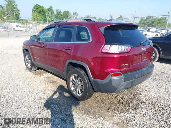 2019 Jeep Cherokee Latitude Plus z VIN 1C4PJMLX0KD101546, wystawiony jako IAAI lot #42388731 z przebiegiem 86 920 mil mil oraz . Historia ofert i sprzedaży dostępna na DreamBid. Obrazek 3.