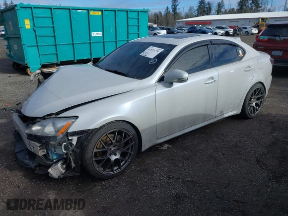 2009 Lexus IS 250 with VIN JTHBK262492086307, listed as a IAAI auction lot 41675744 with 145,640 mi miles. Bid and sale history available at carsss.com. Image 2.