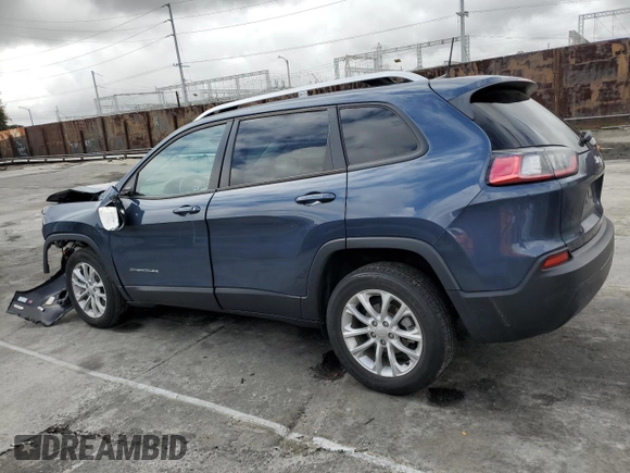 2021 Jeep Cherokee Latitude with VIN 1C4PJLCB7MD173703, listed as a Copart auction lot 48793275 with 40,849 mi miles and Salvage Title. Bid and sale history available at carsss.com. Image 2.