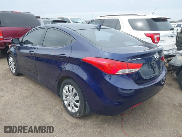 2013 Hyundai Elantra GLS z VIN 5NPDH4AE7DH161174, wystawiony jako IAAI lot #41785607 z przebiegiem 166 483 mil mil oraz . Historia ofert i sprzedaży dostępna na DreamBid. Obrazek 3.