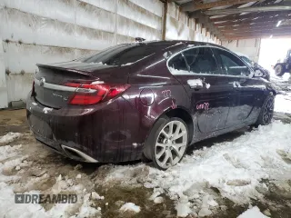 2017 Buick Regal GS with VIN 2G4GU5GX7H9189911, listed as a Copart auction lot 78504914 with 118,818 mi miles and Salvage Title. Bid and sale history available at DreamBid. Image 3.