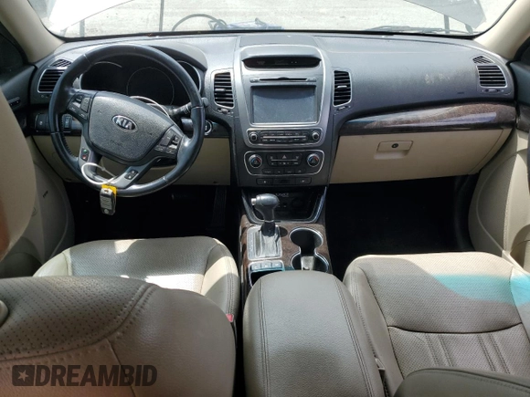 2014 Kia Sorento EX with VIN 5XYKU4A76EG430617, listed as a Copart auction lot 53668855 with 116,961 mi miles and Clean Title. Bid and sale history available at carsss.com. Image 8.