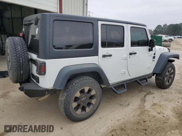 2018 Jeep Wrangler Unlimited Sport with VIN 1C4BJWDG6JL886776, listed as a Copart auction lot 43754455 with 105,575 mi miles and Clean Title. Bid and sale history available at DreamBid. Image 3.