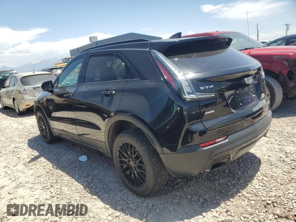 2019 Cadillac XT4 AWD Sport with VIN 1GYFZFR47KF152344, listed as a Copart auction lot 57535655 with 70,107 mi miles and Salvage title. Bid and sale history available at DreamBid. Image 2.