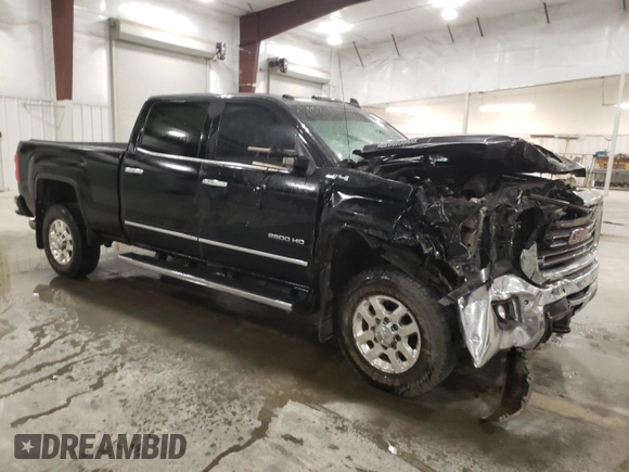 2018 GMC Sierra 2500HD SLT with VIN 1GT12TEY9JF223506, listed as a Copart auction lot 78465644 with 77,236 mi miles and Salvage Title. Bid and sale history available at carsss.com. Image 4.