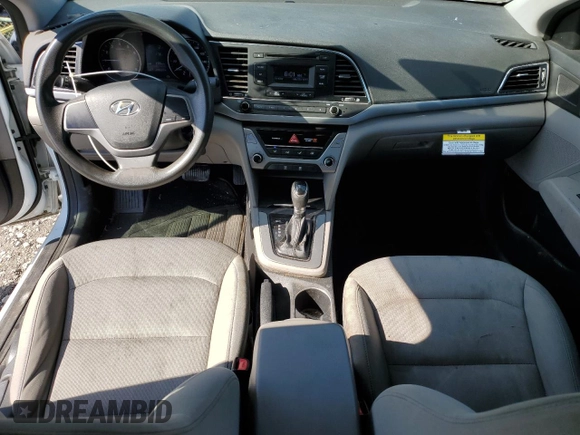 2017 Hyundai Elantra SE with VIN 5NPD74LF9HH037275, listed as a Copart auction lot 50552095 with 239,520 mi miles and Salvage title. Bid and sale history available at DreamBid. Image 8.