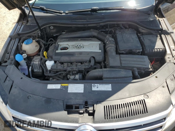 2013 Volkswagen CC R-Line with VIN WVWBP7AN8DE570229, listed as a Copart auction lot 58868614 with 92,166 mi miles and Salvage Title. Bid and sale history available at carsss.com. Image 11.