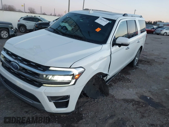 2023 Ford Expedition Max Limited with VIN 1FMJK1K87PEA59532, listed as a IAAI auction lot 41076319 with 33,480 mi miles and . Bid and sale history available at DreamBid. Image 17.