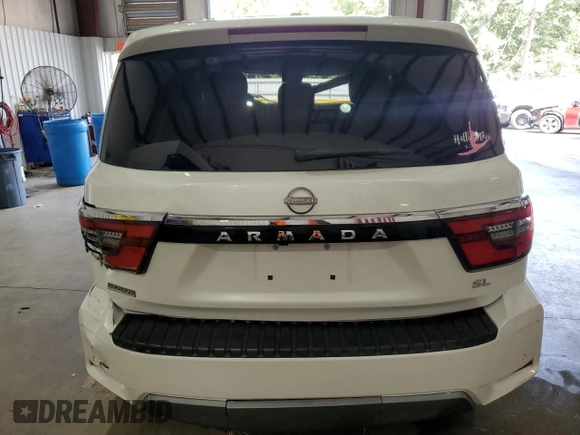 2022 Nissan Armada SL with VIN JN8AY2BCXN9160569, listed as a Copart auction lot 69998584 with 64,025 mi miles and Salvage Title. Bid and sale history available at carsss.com. Image 6.