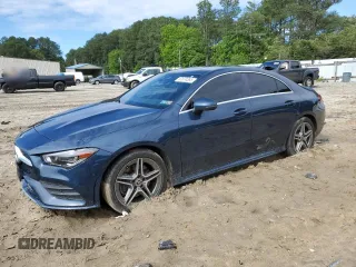 2020 Mercedes-Benz CLA 250 with VIN WDD5J4HB4LN033919, listed as a Copart auction lot 57874365 with 73,086 mi miles and Salvage title. Bid and sale history available at DreamBid. Image 1.