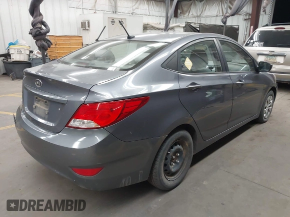 2017 Hyundai Accent SE with VIN KMHCT4AE4HU286778, listed as a IAAI auction lot 41885953 with 129,972 mi miles and . Bid and sale history available at DreamBid. Image 4.