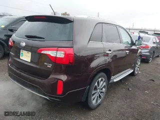 2014 Kia Sorento SX Limited with VIN 5XYKWDA77EG523043, listed as a IAAI auction lot 41017414 with 136,356 mi miles. Bid and sale history available at carsss.com. Image 4.