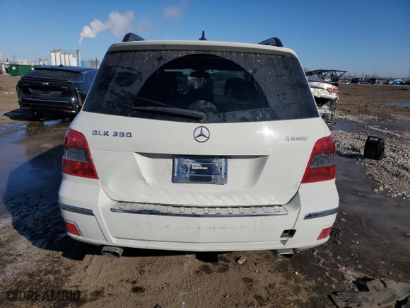 2011 Mercedes-Benz GLK-Class GLK 350 with VIN WDCGG8HBXBF614093, listed as a Copart auction lot 45220875 with 150,574 mi miles and Salvage Title. Bid and sale history available at carsss.com. Image 6.