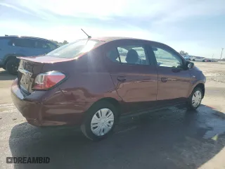2024 Mitsubishi Mirage G4 ES with VIN ML32FUFJ5RHF00478, listed as a Copart auction lot 50647255 with 7,049 mi miles and Salvage Title. Bid and sale history available at carsss.com. Image 3.