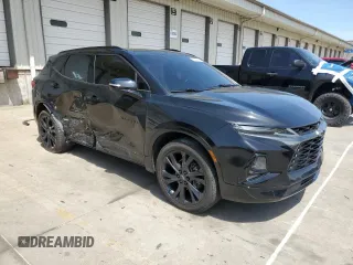 2021 Chevrolet Blazer RS z VIN 3GNKBKRS0MS522085, wystawiony jako Copart lot #53998135 z przebiegiem 37 961 mil mil oraz Szkoda całkowita • Salvage title. Historia ofert i sprzedaży dostępna na DreamBid. Obrazek 4.
