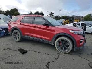 2022 Ford Explorer ST with VIN 1FM5K8GC3NGA60508, listed as a Copart auction lot 46128645 with 40,144 mi miles and Clean Title. Bid and sale history available at carsss.com. Image 4.