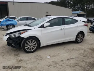 2016 Hyundai Elantra SE with VIN 5NPDH4AE8GH760928, listed as a Copart auction lot 46051995 with 110,323 mi miles and Salvage Title. Bid and sale history available at carsss.com. Image 1.
