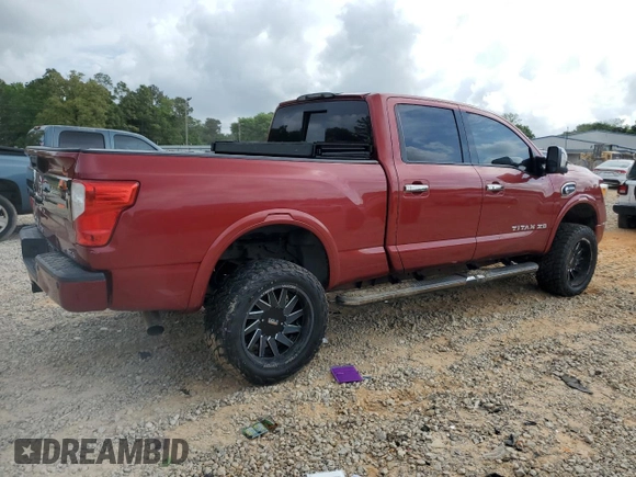 2016 Nissan Titan Platinum Reserve with VIN 1N6BA1F44GN504003, listed as a Copart auction lot 53953375 with Not provided miles and Non repairable. Bid and sale history available at DreamBid. Image 3.
