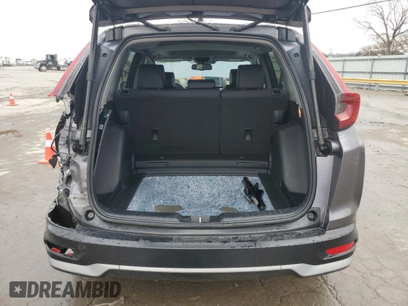 2020 Honda CR-V EX-L with VIN 7FARW1H89LE030842, listed as a Copart auction lot 44244335 with 56,820 mi miles and Salvage Title. Bid and sale history available at carsss.com. Image 6.